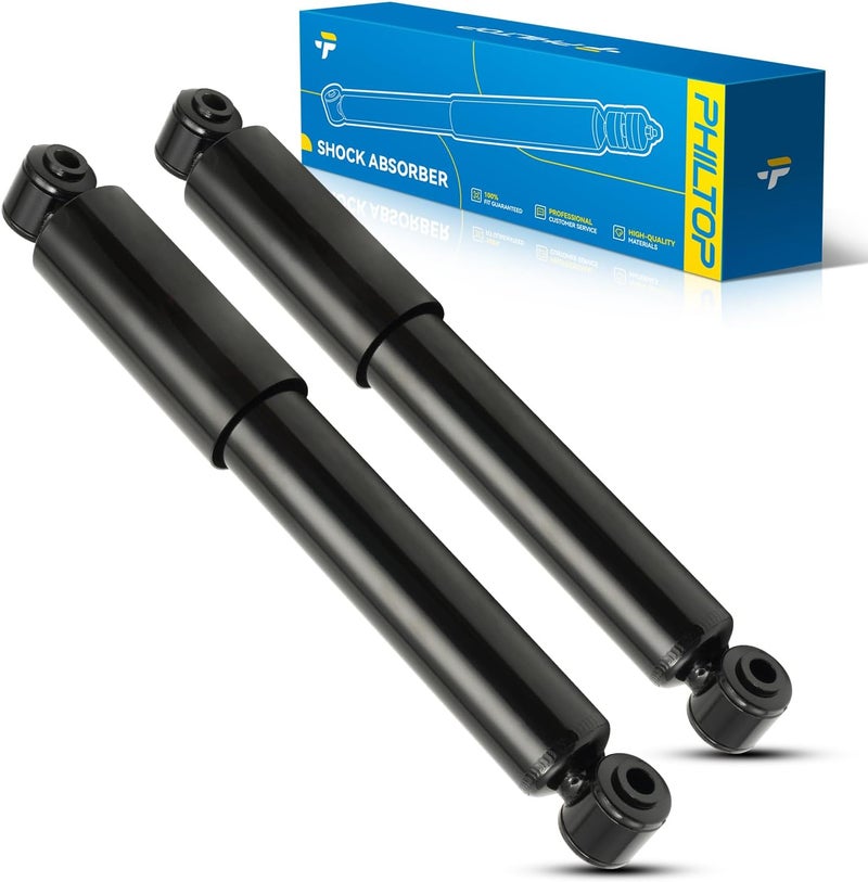 PHILTOP Rear Struts for Dodge Grand Caravan 2008-2020,for Chrysler Town & Country 2008-2016,for Volkswagen Routan 2009-2014,C/V 2012-2015, Shock Absorber Complete Suspension 37290 * 2, SAA00N 2 Pcs - Image 1